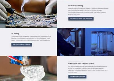Custom website for Filtrabox.com