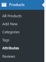Adding product attributes.