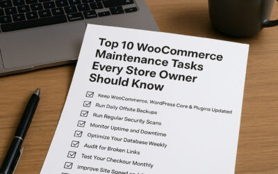 Top 10 WooCommerce Maintenance Tasks Every Store Owner Should Know