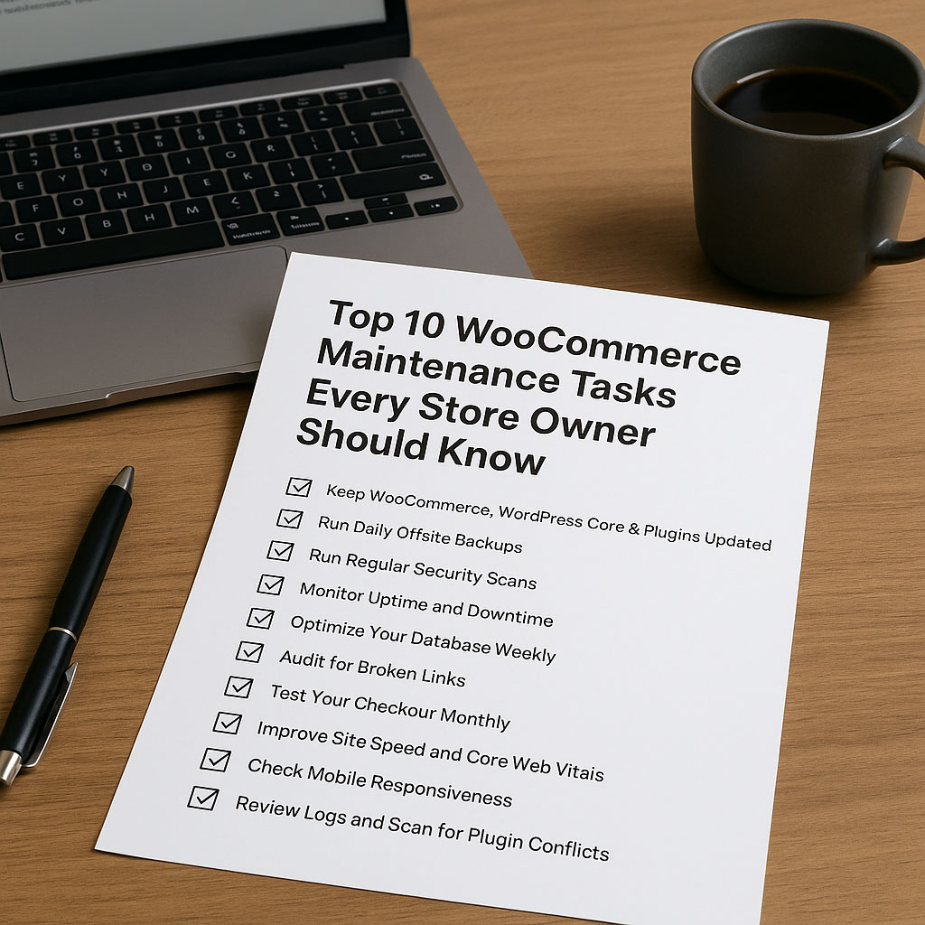 Top 10 WooCommerce Maintenance Tips